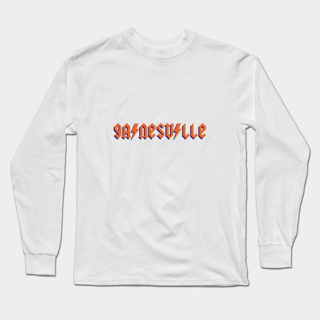 Gainesville lightning bolt Long Sleeve T-Shirt by Rpadnis